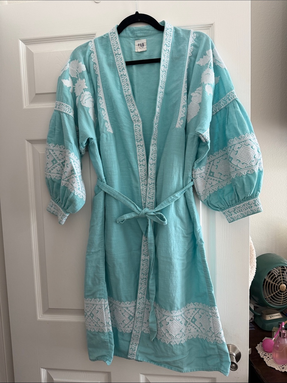 GAP Women's Light Teal Top